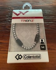 Trion Z Magnetic Therapy Necklace Black and White Size Medium Arthritis Pain
