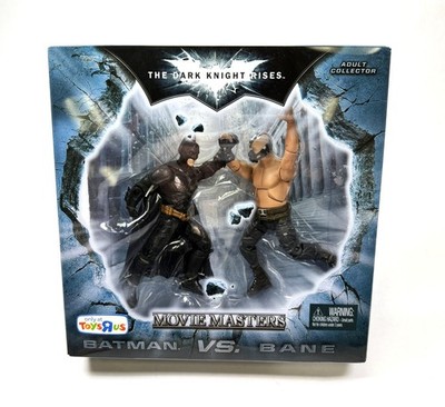 Batman vs Bane Dark Knight Rises Movie Masters 2 Pack Set New NIB 2012 Mattel