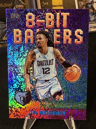 Ja Morant [Holo] #8B-12 2025 Topps 8-Bit Ballers card