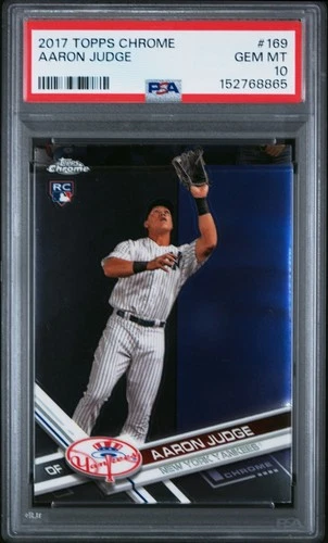 PSA 10!! - 2017 Topps Chrome - Aaron Judge #169 (RC) - YANKEES