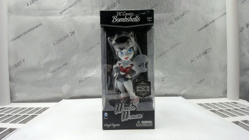 DC Bombshells Wonder Woman Noir Vinyl Figure 2016 SDCC Exclusive Cryptozoic