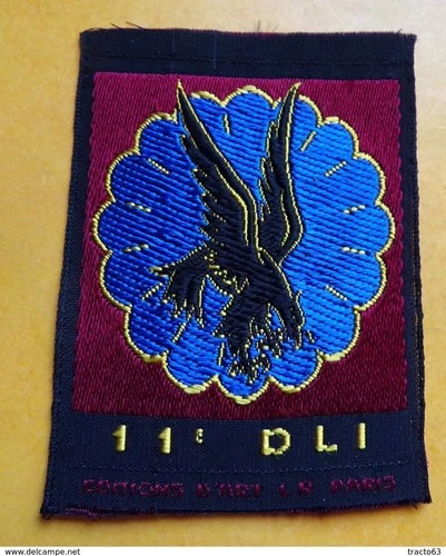 FABRIC PATCH: 11th DLI LIGHT DIVISION PARATROOPER INTERVENTION - LEGION F