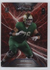 2023 American Metallix Pro-Look Football Red & White Lazers Foil 3/8 Joe Alt s5q