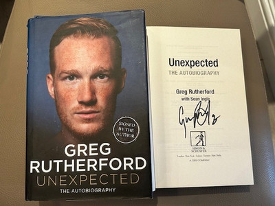 *Signed 1st Ed* GREG RUTHERFORD 'Unexpected' HB (London Olympics / Strictly)
