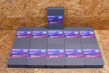 Sony BCT-30MA Betacam SP Small Cassette Tape 30 Min 11-Pack Used