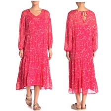 Free People Wallflower Midi Dress Size Small Mid Length Spring Womens Floral