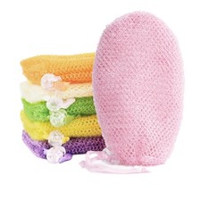 6 Pack Mesh Soap Bags for Bars, Hangable Bar 1 Count Pack of 6 , Pink