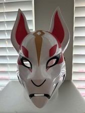 Fortnite Drift Fox Mask Teen/Adult Plastic Face Mask Halloween Cosplay Epic Game