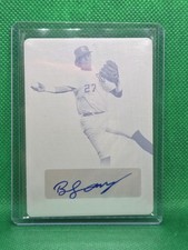 2022 Leaf Perfect Game National Showcase Boots Landry Yellow Printing Plate 1/1