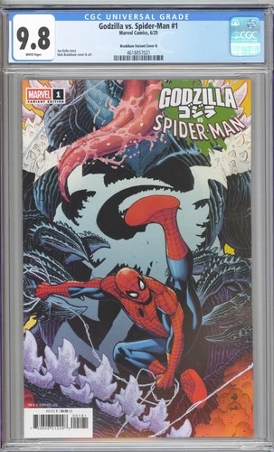 🔥Godzilla Vs Spider-Man #1  CGC 9.8 - Cover B Variant 🔥