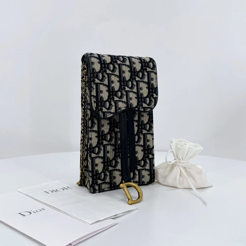Sac bandoulière support téléphone chaîne oblique Dior M928 123072226