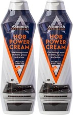 2x Astonish Specialist Hob Cream Cleaner Burnt Stains Grime Grease Tough 500ml 29.99 per litre