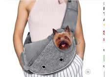 PetAmi Dog Sling Carrier, Puppy Purse Traveling Carrying Bag to Wear, Cat Adjust