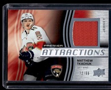 2023-24 Upper Deck Premier Attractions Jersey Matthew Tkachuk 72/99 #PA-MT