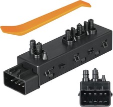 Power Seat Switch Adjust Switch 10 Way Front Left Driver Side Compatible with Ni