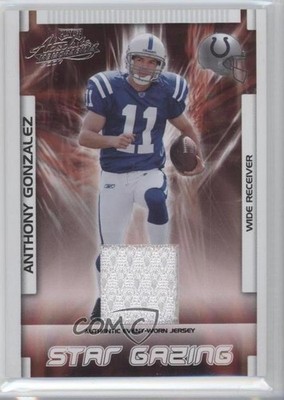 2007 Playoff Absolute Memorabilia Materials /100 Anthony Gonzalez Rookie RC 0f6