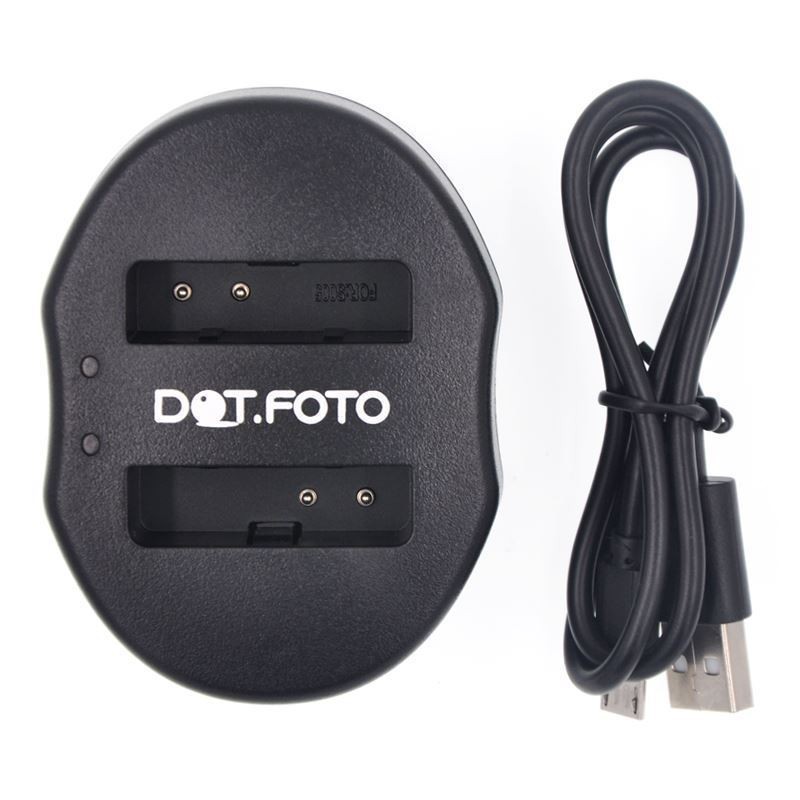NP-70 Dual USB Battery Charger for Fujifilm FinePix F20, F40fd, F45fd, F47fd