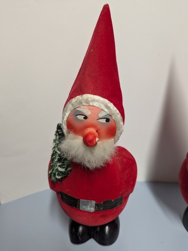 Paar Vintage West Germany Santa Süßigkeiten Behälter - Bild 3 von 10