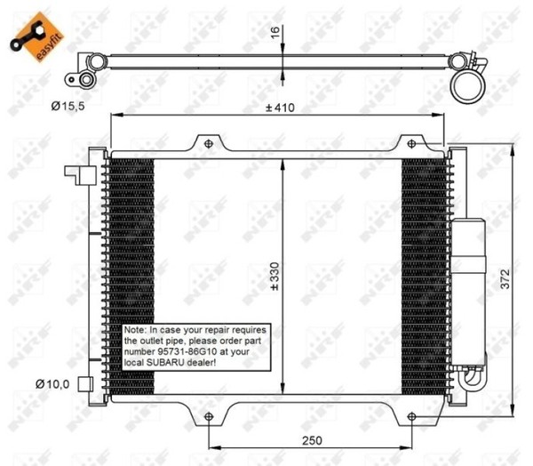 Nrf Kondensator Klimaanlage Klimakondensator KlimaküHler Easy Fit 35907-image