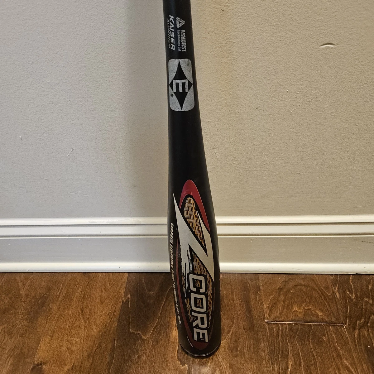 Batte Easton Z-Core Hybride USA, 29 Pouces 19 Oz, Jaune, Neuve
