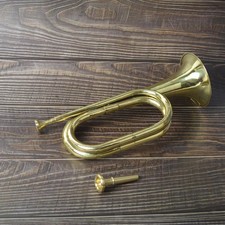 Trompette, clairon, instrument de musique, cuivre, trompette de cavalerie pour