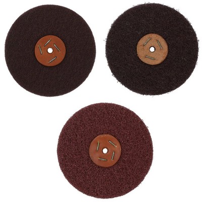 4 Zoll 6 Zoll 8 Zoll Satin Scotchbrite Mopps Scheibe Metall Polieren grobe mittlere feine Körnung