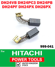 2X Carbon Brushes For Hitachi 999041 DH24VB DH24PC3 DH24PB DH24PF DH24PX DH26PX