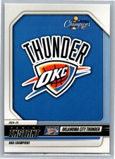 2025 Panini NBA Champions Oklahoma City Thunder #1 Team Logo