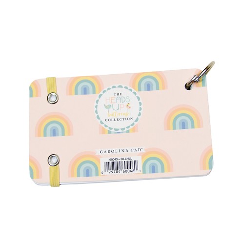 Carolina Pad Ring Bound Index Note Cards Heads Up Buttercup Collection Rainbows - Picture 2 of 6