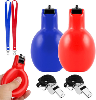Handpfeife, 4 Stück Trainerpfeife, 2 Hygienische Handpfeife, 2 Edelstahl-Sportpf