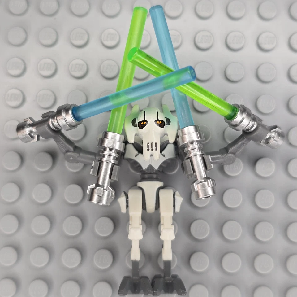 Lego Star Wars Minifigure SW0515 General Grievous Bent Legs White Armor - Image 2 of 4