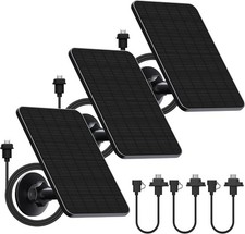 3 Pack Solar Panel for Blink Outdoor 2K / 3rd Gen XT3/Outdoor 4 4th Gen and XT