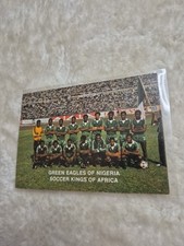 Drużyna piłkarska zdjęcie pocztówka z opisem Nigeria