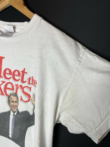 Vintage Political Parody T Shirt George Bush President Movie Parody Sz M - Picture 4 of 8