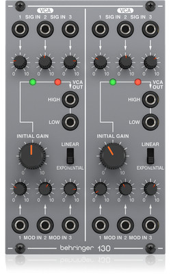 BEHRINGER 130 DUAL VCA MODULE : NEW : [DETROIT MODULAR]