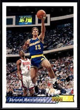 Sarunas Marciulionis 1992-93 Upper Deck #249 Golden State Warriors