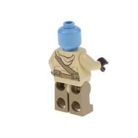 1x Lego Minifigure Star Wars Duros Alliance Fighter Alien Head 75133 sw0689