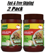 Knorr Shelf Stable Granulated Beef Bouillon Seasoning 2.0 lb Jar 2-pack