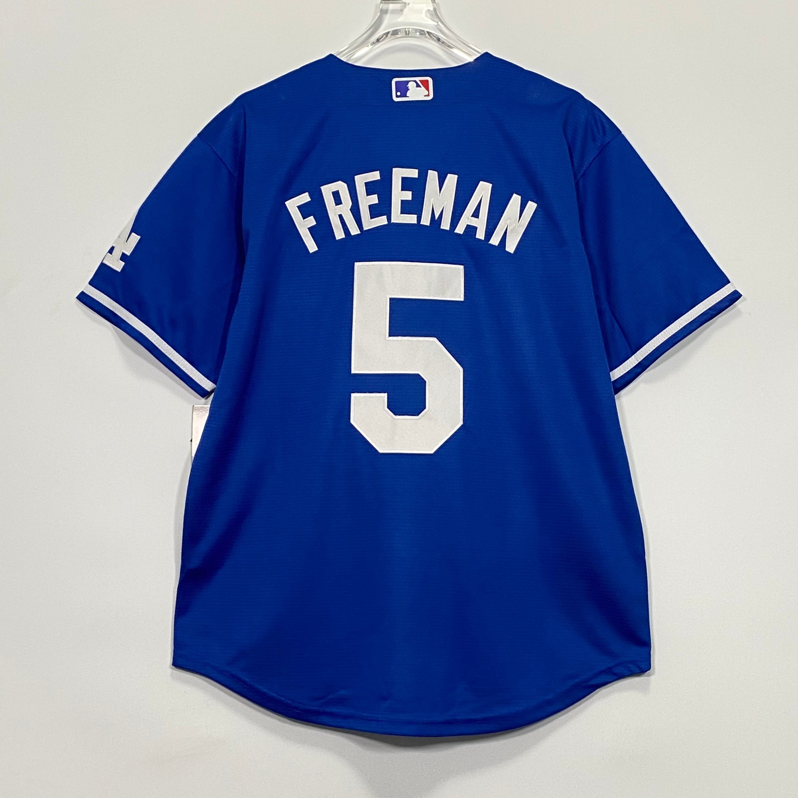 Freddie Freeman #5 Baseball Jersey, Embroidered, Dark Blue