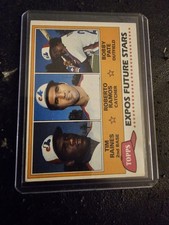 1981 Topps Expos Future Stars Tim Raines Roberto Ramos Bobby Pate #479 Rookie