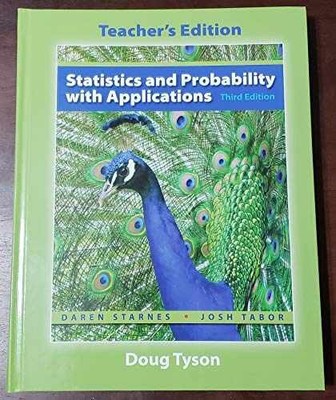 Statistics and Probability with - Textbook, by Doug Tyson; Daren - Very Good