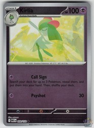 Kirlia 059/132 Mega Evolution Reverse Holo Common