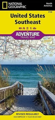 National Geographic Maps | United States, Southeast Map | (Land-)Karte (2024)