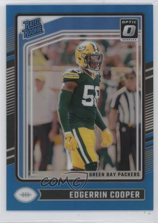 2024 Panini Donruss Optic Rated Rookie Aqua Prizm /299 Edgerrin Cooper #231 1i2y