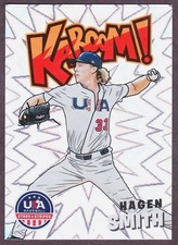 HAGEN SMITH 2024 Panini Stars & Stripes USA Collegiate KaBoom! Case Hit SSP