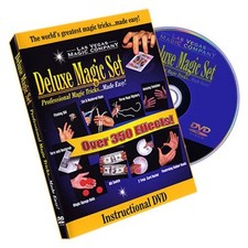 Deluxe Magic Set Prof Magic Tricks made Easy Instuctional DVD - NEW/SEALED