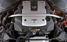 Cars nissan v6 Desk Mat Stitched