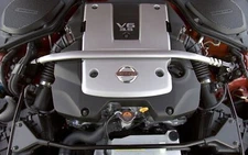 Cars nissan v6 Desk Mat Stitched