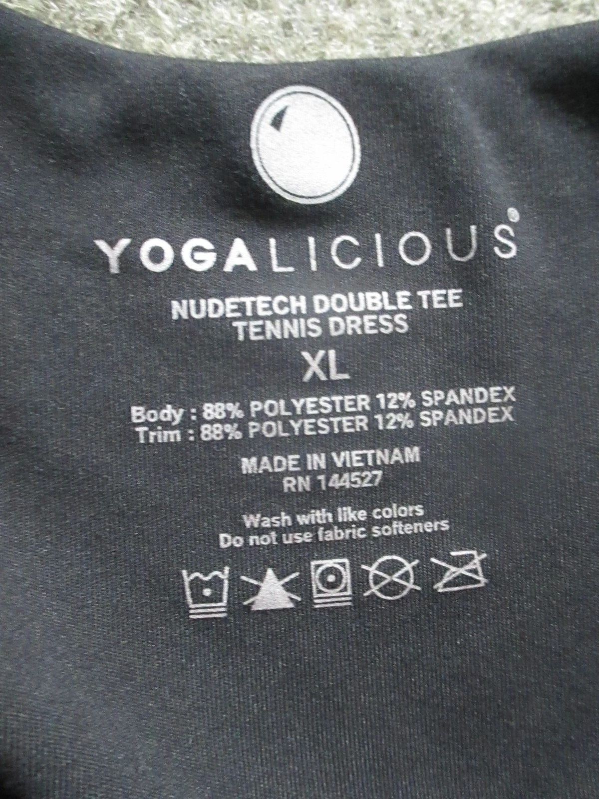 yogalicious dress nudetech double tee tennis skort athletic 