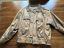 Vintage Winlit Leather Biker / Bomber Jacket - Small. Very good condition